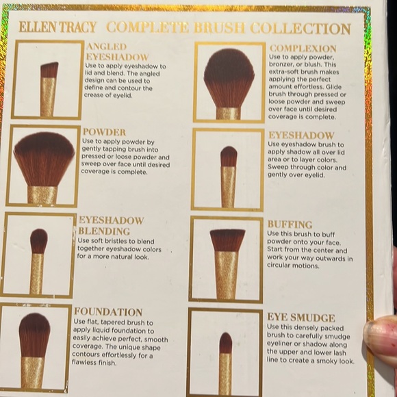 Ellen Tracy complete Brush Collection 10 new - Picture 5 of 6